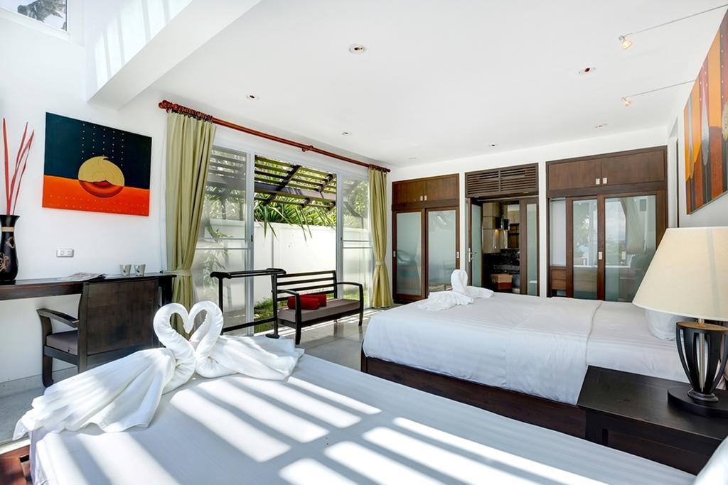 Emerald Sands - Beach Front 4 Bed Pool Villa Koh Samui Bilik gambar