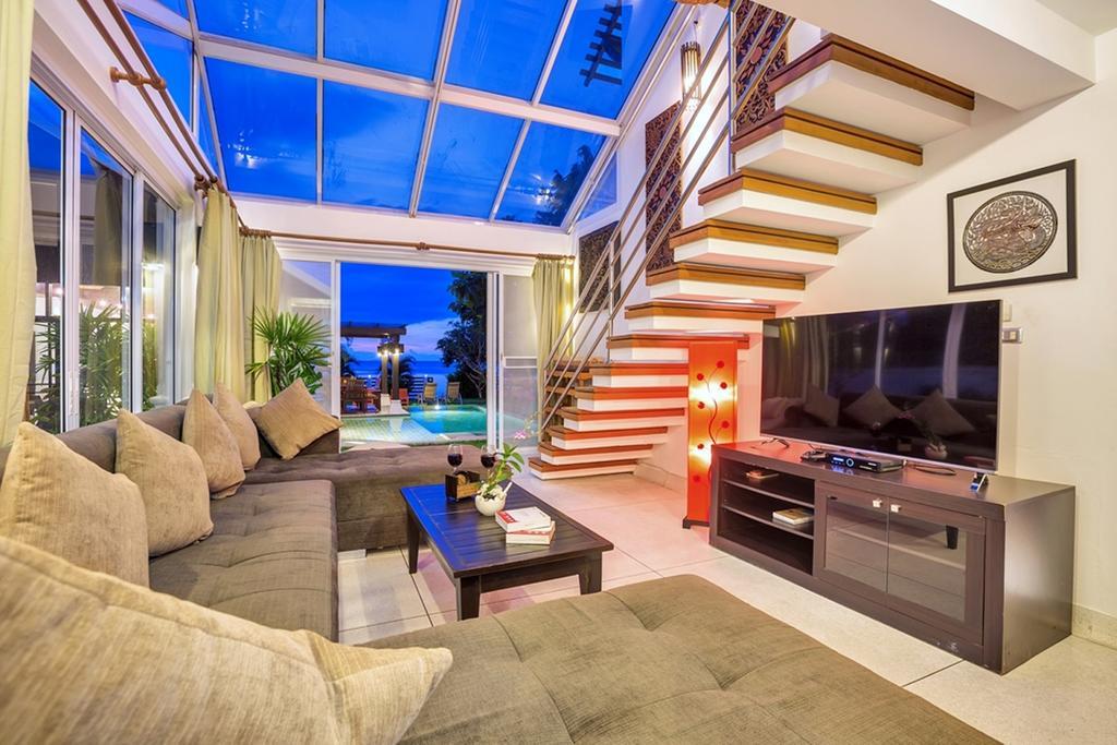Emerald Sands - Beach Front 4 Bed Pool Villa Koh Samui Bilik gambar