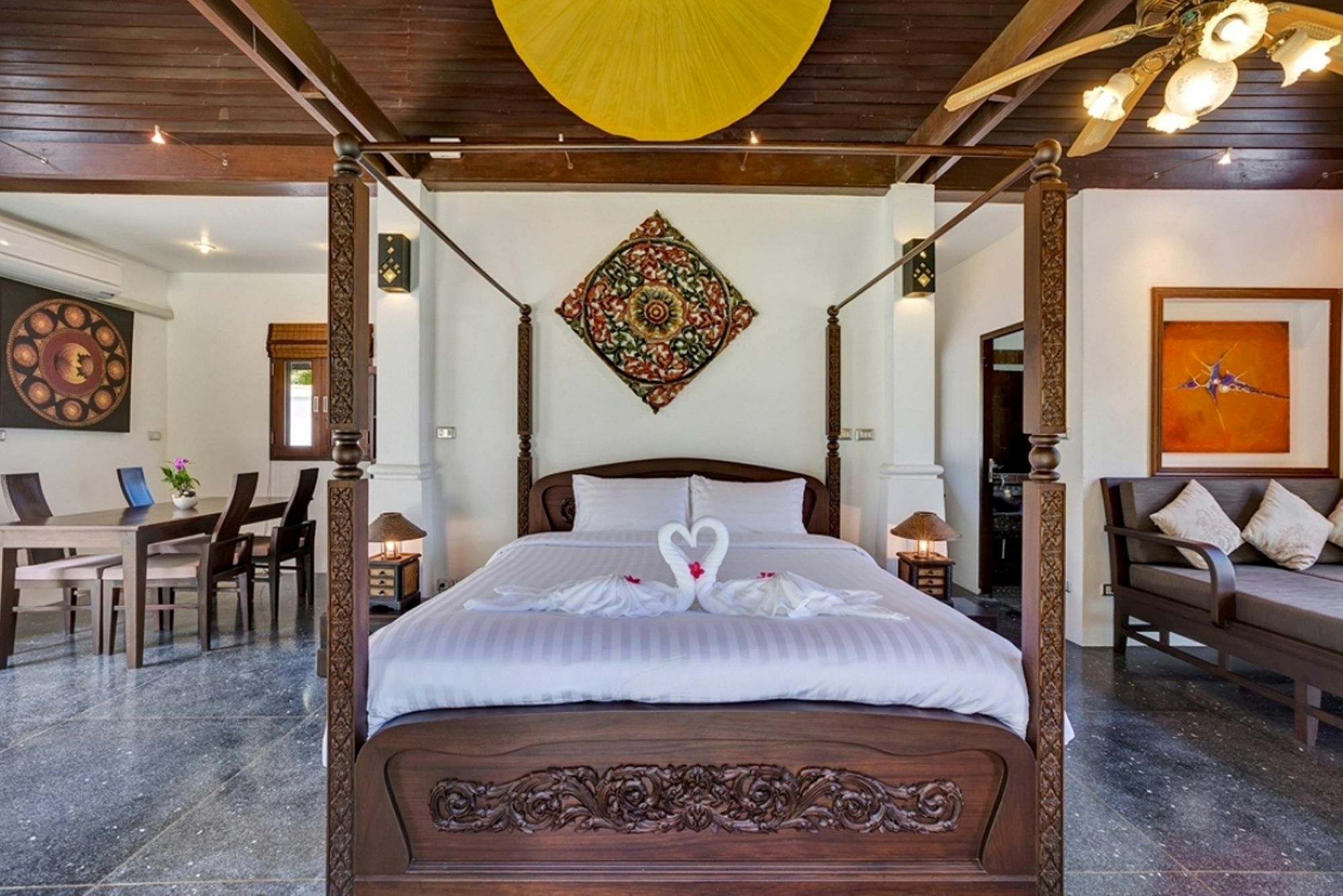 Emerald Sands - Beach Front 4 Bed Pool Villa Koh Samui Luaran gambar