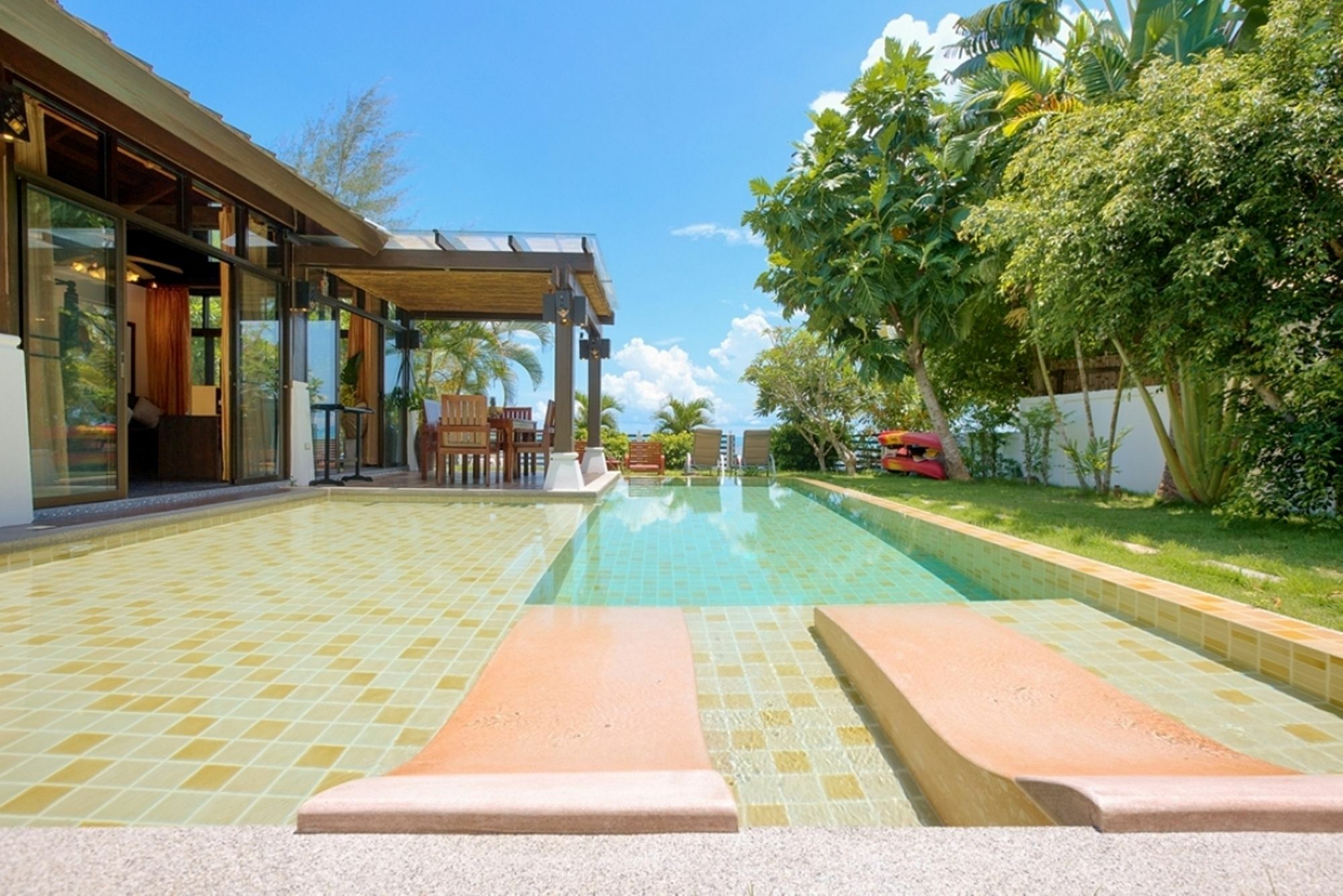 Emerald Sands - Beach Front 4 Bed Pool Villa Koh Samui Luaran gambar